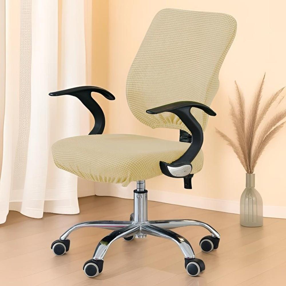 2Pcs/Set High Elastic Office Chair Covers Thicken Armchair Cover New Computer Chair Cover