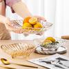 Flavinmci European Crystal Glass Triangular Fruit Plate