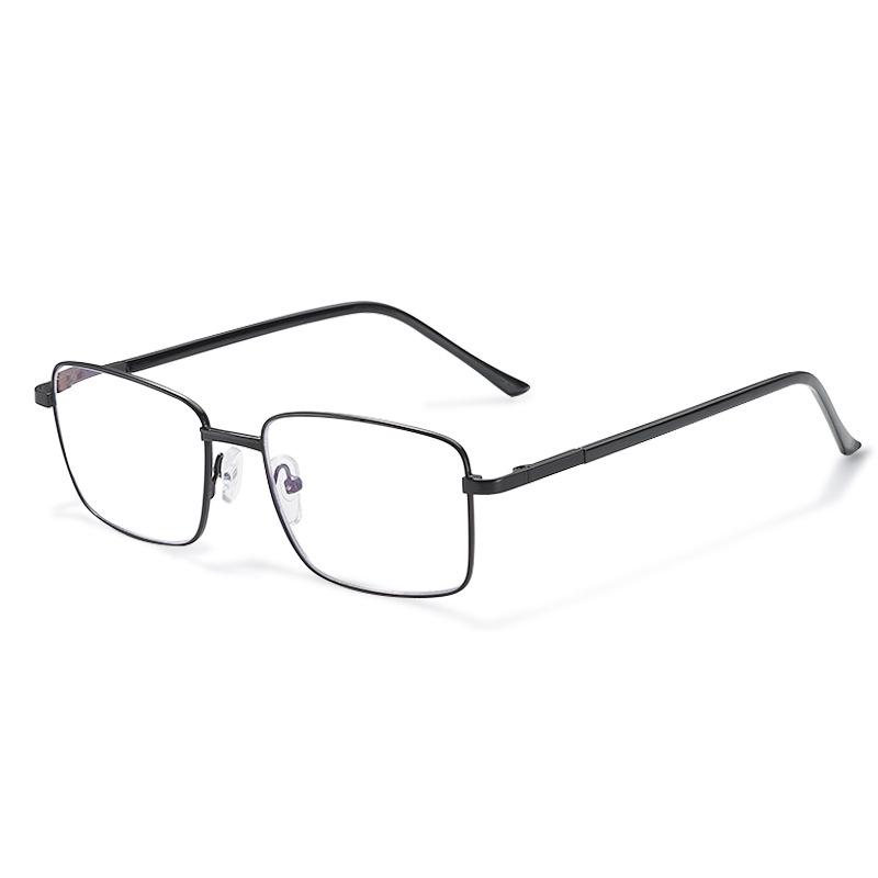 Progressive Multifocal Anti-Blue Light Glasses with Smart Zoom - Black Frame