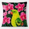 Australian Kingfisher Puffins Seagulls Tropical Parrot Birds Painting Cushion Cover Decorative Pillows For Sofa Home
