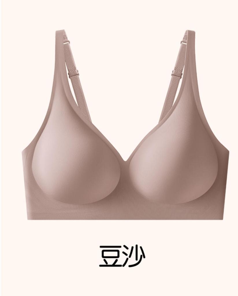 Traceless invisible jelly glue lift Traceless beautiful back underwear Small breasts gather Anti-sagging steel ring bra Thin