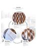 2025 Winter Plus Size Retro Plaid Midi Skirt - Thick Wool for 130-320 Jin