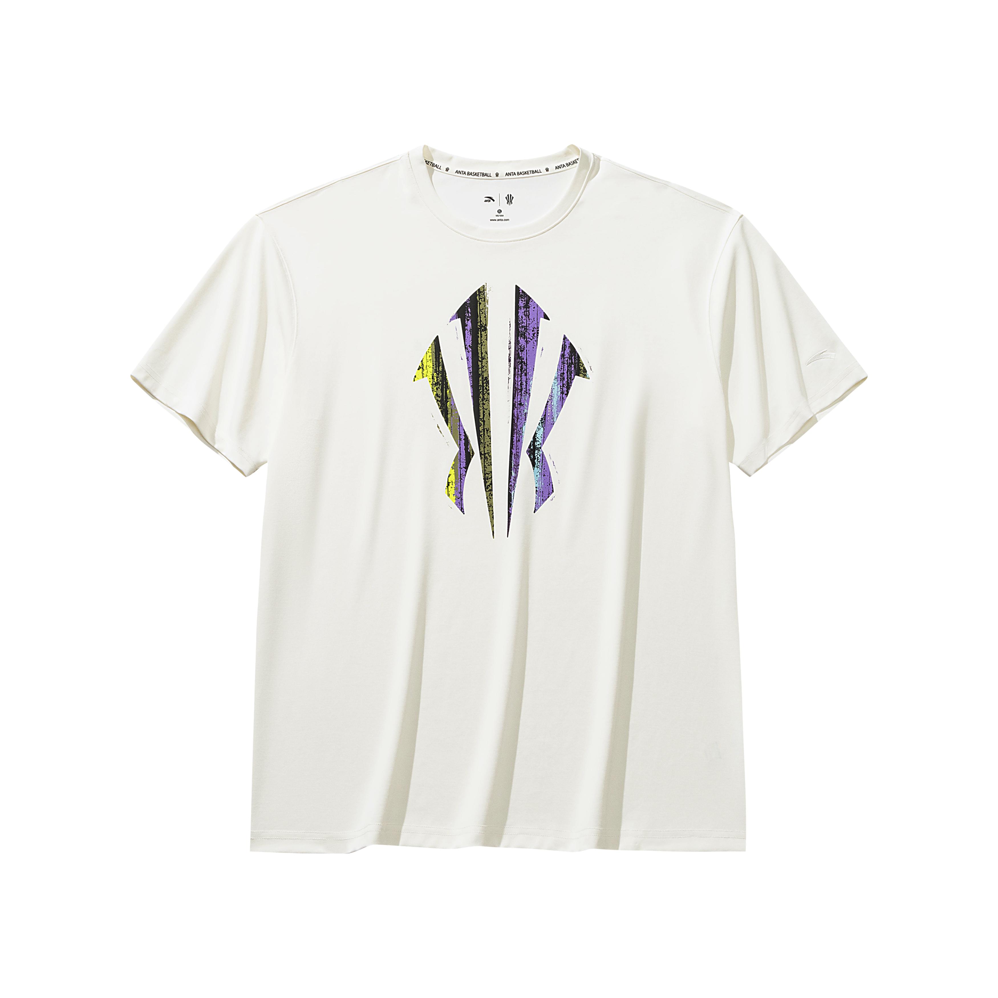 Anta Short Sleeved T Shirts Unisex Vanilla White 172621109-1 L