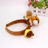 Squirrel Anime Acorn Headpiece for Party Stage Birthday Face Wash Hairbands Stage Headwear Photo Props