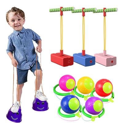 Kinderen Sport Fitness Speelgoed Springtouw Bal Steltjes Kikker Sprong Groep Spellen Activiteiten Balans Training Binnen Buiten Kinderen Cadeaus TMZ
