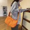 Versatile Crossbody Bag for Women  Large Capacity Bag with Zipper  Monochromatic  Multifunctional