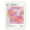 Painting Astrology Gradient Aura Zodiac Poster Horoscope Pictures for Living Room Decoration Constellation Wall Art Canvas