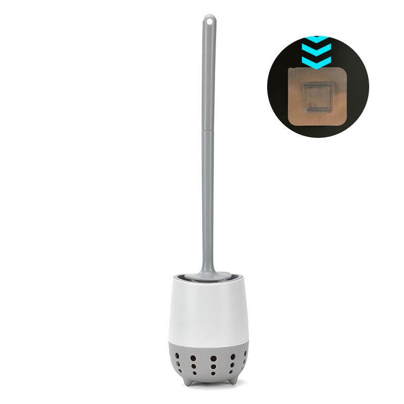Household Toilet Brush Set Creative Free Punching Bathroom Washing Toilet Brush Long Handle No Dead Corner Cleaning Brush
