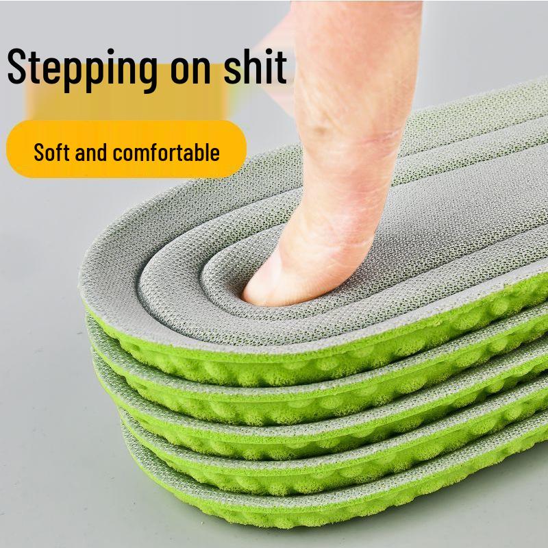 Comfort Soft Military Sports Insoles: Breathable, Sweat-Absorbing, Deodorant, and Anti-Fatigue