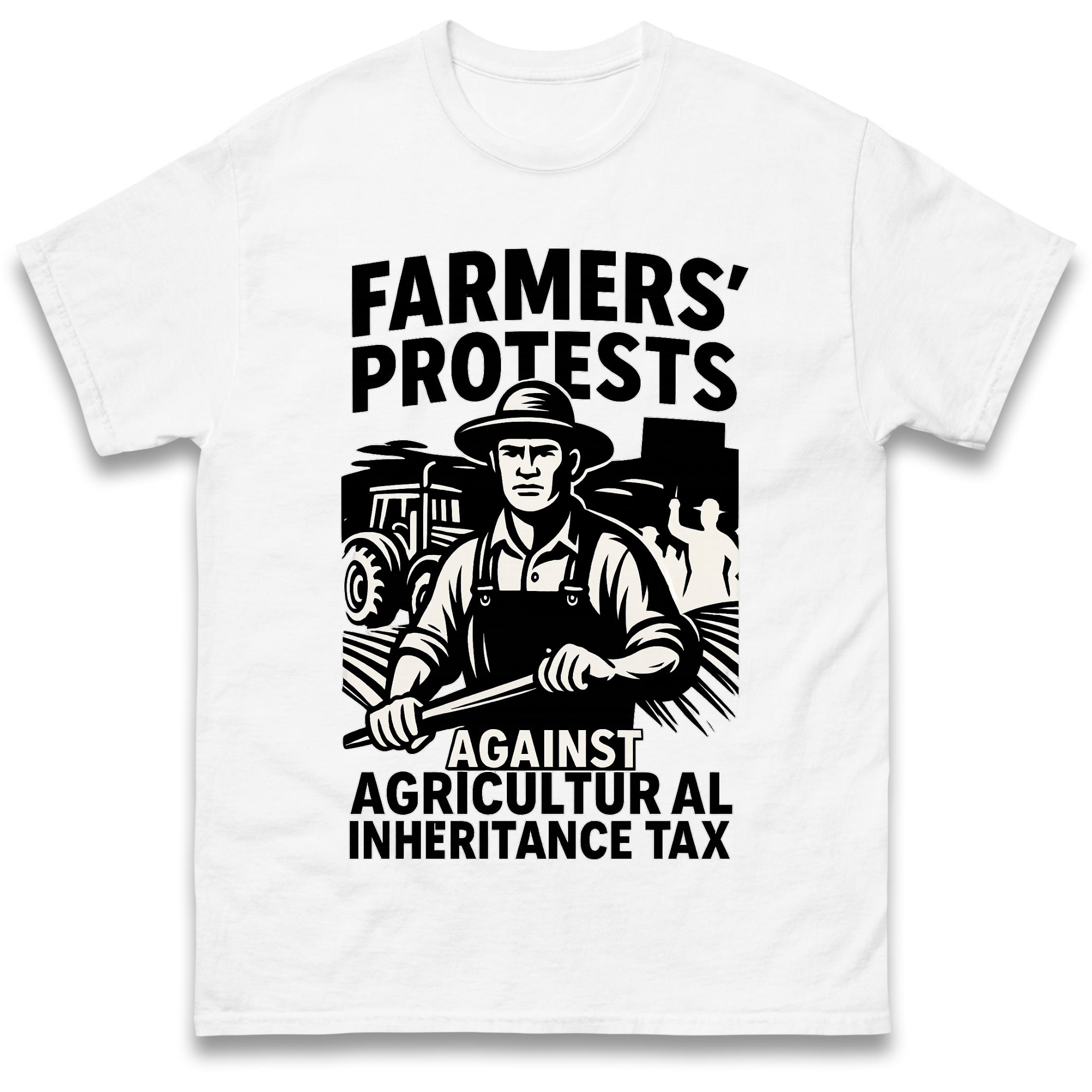 

Farmers’ Protests T-Shirt Tshirt Mens Womens Tops Unisex Tees 100% Cotton S