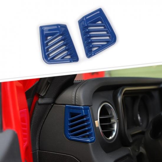 Armaturenbrett AC-Lüftungsauslass-Rahmenabdeckung Zierleiste für 2024+ Jeep Wrangler JL JT