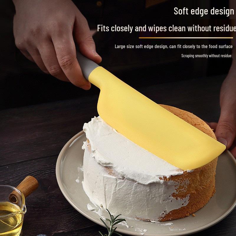 Extra Large Multifunctional Silicone Spatula Set: Baking, Mixing, Jam, Cream & Cake Spatulas.
