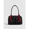 2025 New Bowling Bag Korean Blogger's Niche Versatile Boston Tote Bag Underarm Commuting Shoulder Bag Trendy