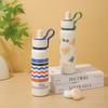 Water bottle new portable thermos cup 111 thermal insulation water cup women straw cup go out portable car water cup