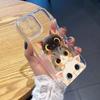 Aesthetic Big Eyes Cat Phone Case For iPhone 17 Air 16E 16 15 14 11 Pro Max Plus 13 12 Mini 8 7 X Transparent Shockproof Cover
