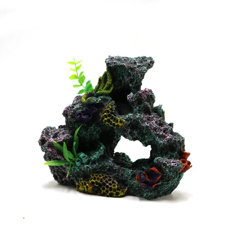 Rockery Aquarium Accessories Aquarium Fish Tank Landscape Decorations Resin Ornaments Landscape Home Decorations Ornament