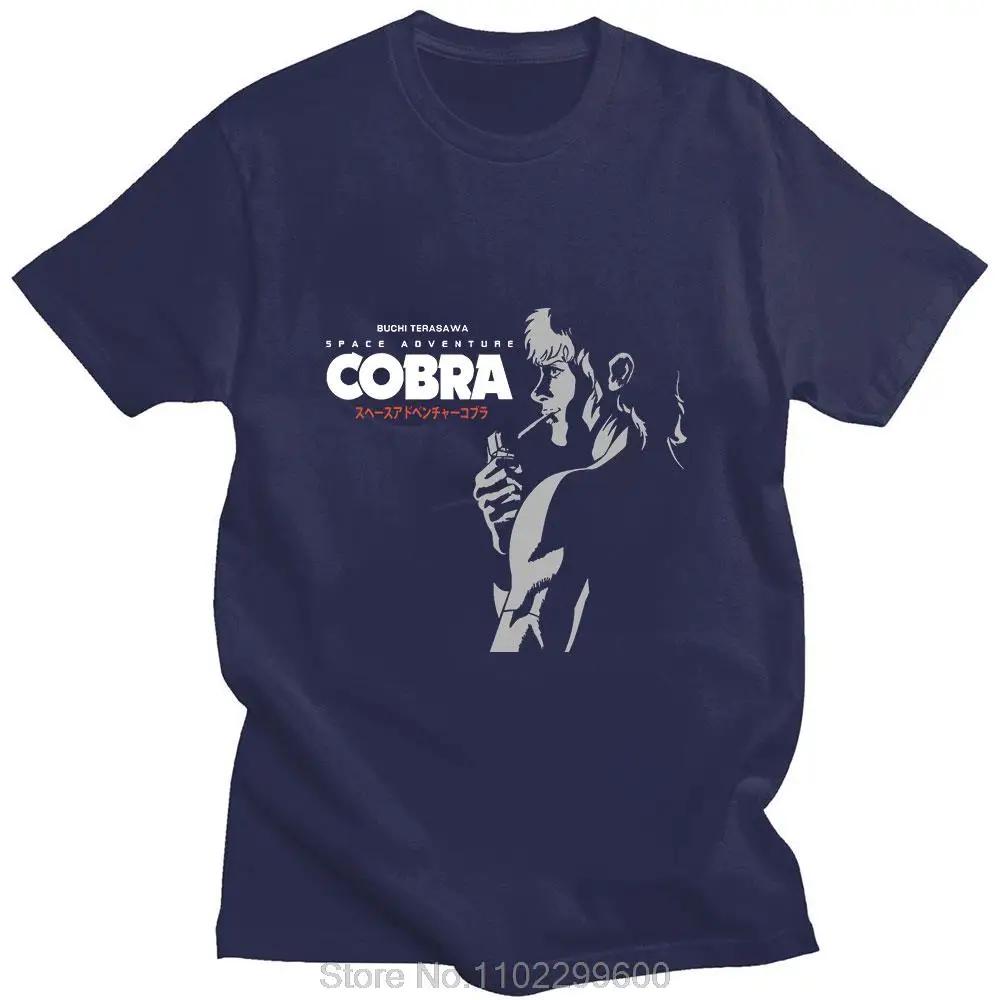 Anime Space Adventure Cobra Tshirts Classic Print Short Sleeve High Quality Pure Cotton Sports Unisex Tops Casual Oversized Tshirt