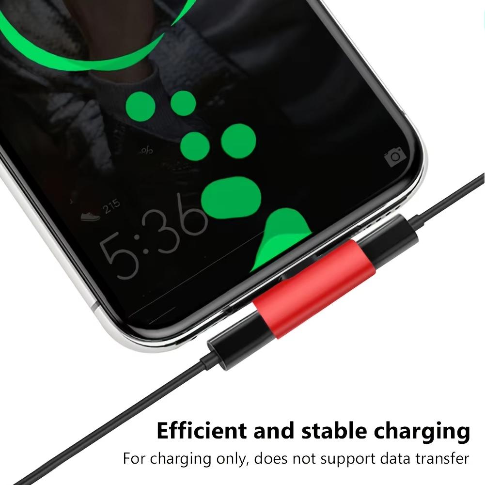 Type-C to 3.5mm Audio Adapter, Analog Signal Earphone Aux Jack Converter Cable for Smartphone Headphone Audio Connection