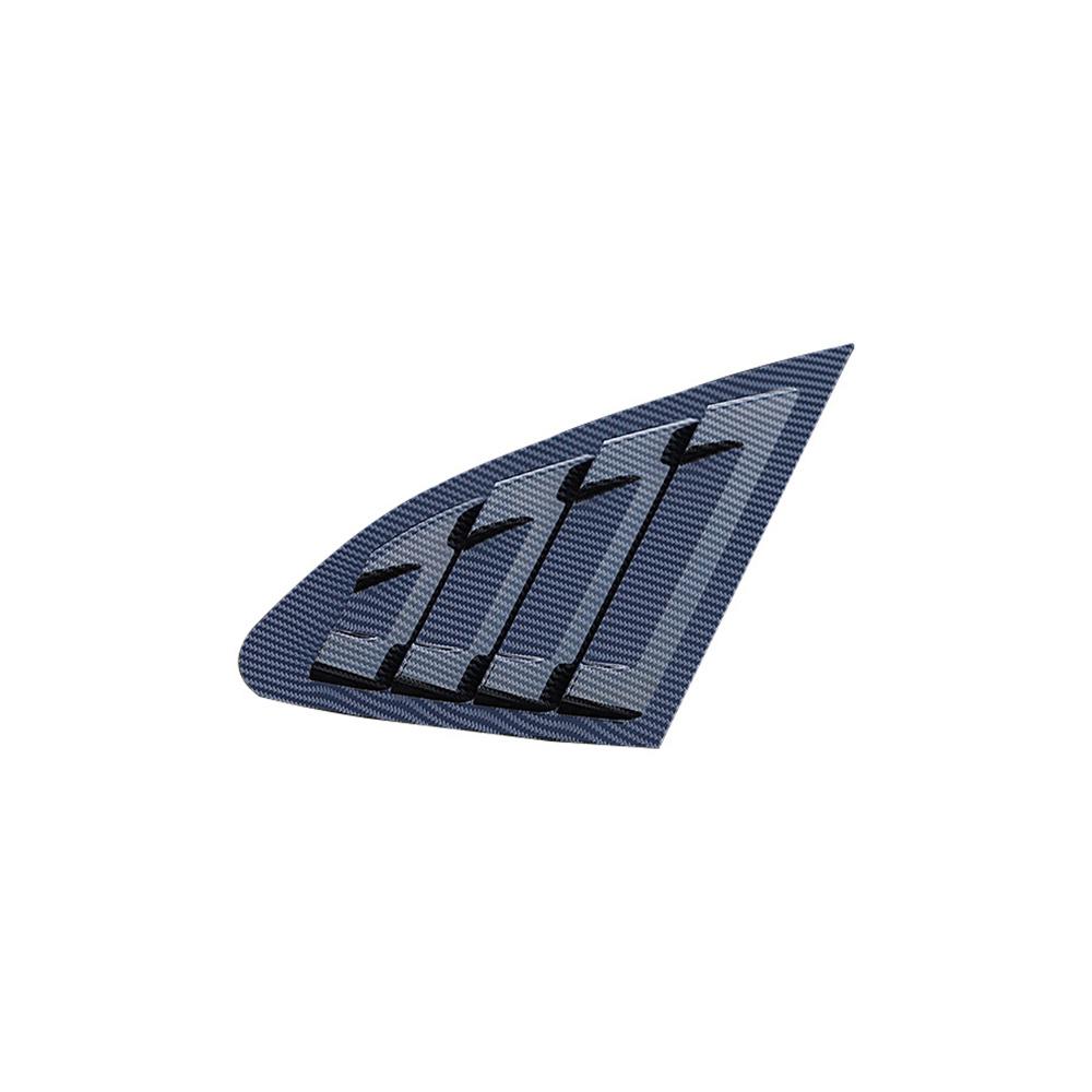 Side Window Louver Shutter Cover Carbon Fiber Abs For 16-20 Chevrolet Malibu Usa