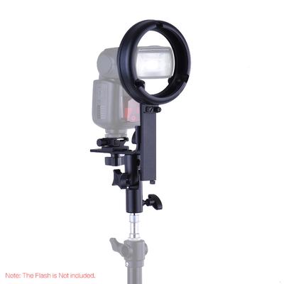 ePhoto Lbracket Speedlight Flash Mount L Bracket Adapter for Most Soft Boxes