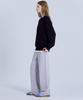 Basic House Women'S French Terry Relaxed Fit Sweatpants Melange Grey Lapt0203