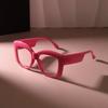 Retro Square Light Eyeglass Frame Women Men Transparent Unisex Glasses For Female Male
