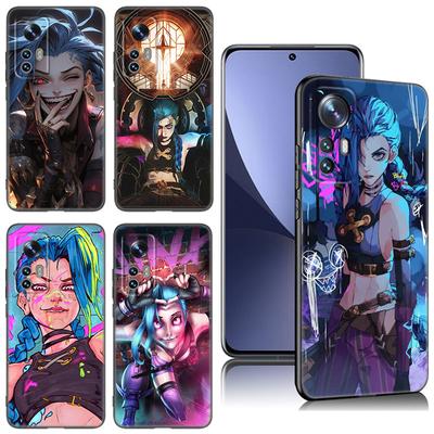 Arcane Jinx Anime Schwarze Silikon Handyhülle Für Xiaomi Mi 9 SE 8 10 10T 11 12 13 Lite 9T 11T 12S 12T 13T 14 Pro 5G NE 11i 12X