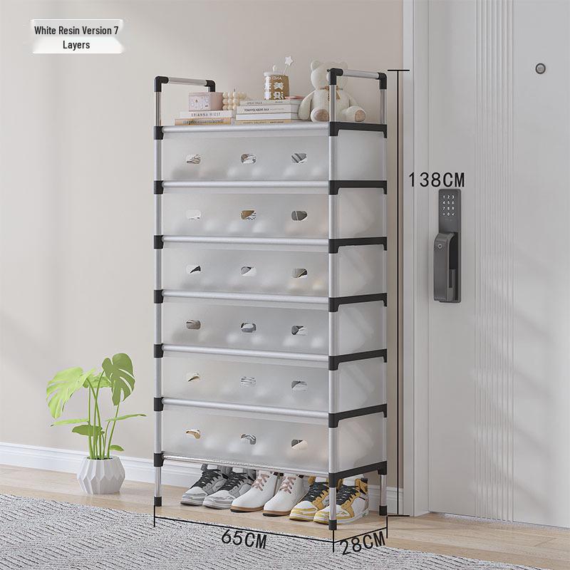 Shoe Cabinet 1.0: Classic Multi-Layer Dustproof Entryway Rack for Household