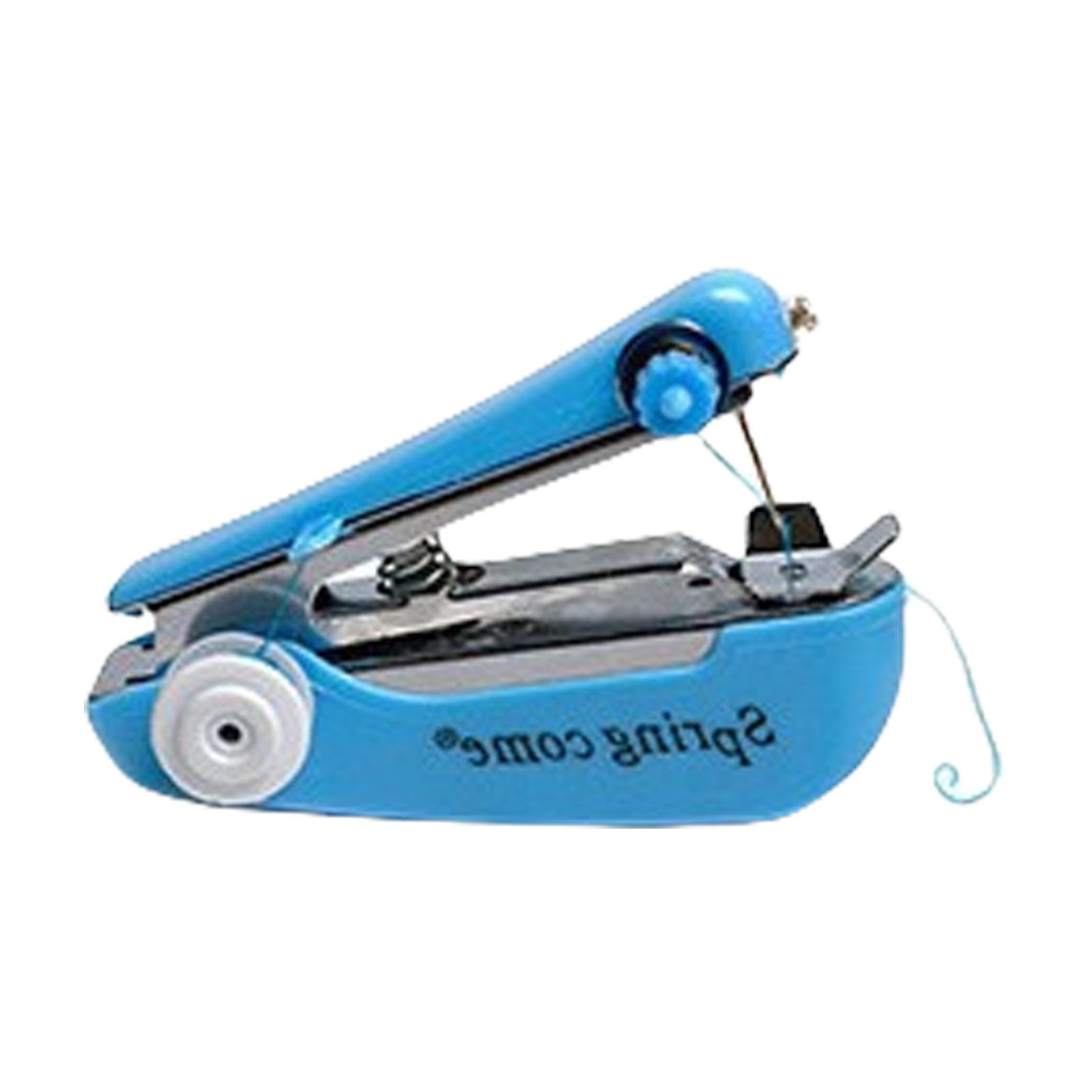 

Портативные швейные машины Ручная швейная машина Ручная швейная машина Маленькая швейная машина для одежды и подгибки синий