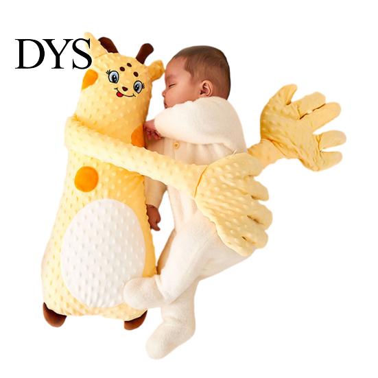 Rhythmic Gentle Pressure Doll Baby Soothing Sleep Hand Pillow with Adjustable Patting Modes Advanced Toy Soother Soft Plush Cuddle Buddy for