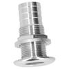 Water Drainage Plug Thru Hull Fitting 1in Outlet 316 Stainless Steel Corrosion Resistant for Marine Boat Yacht