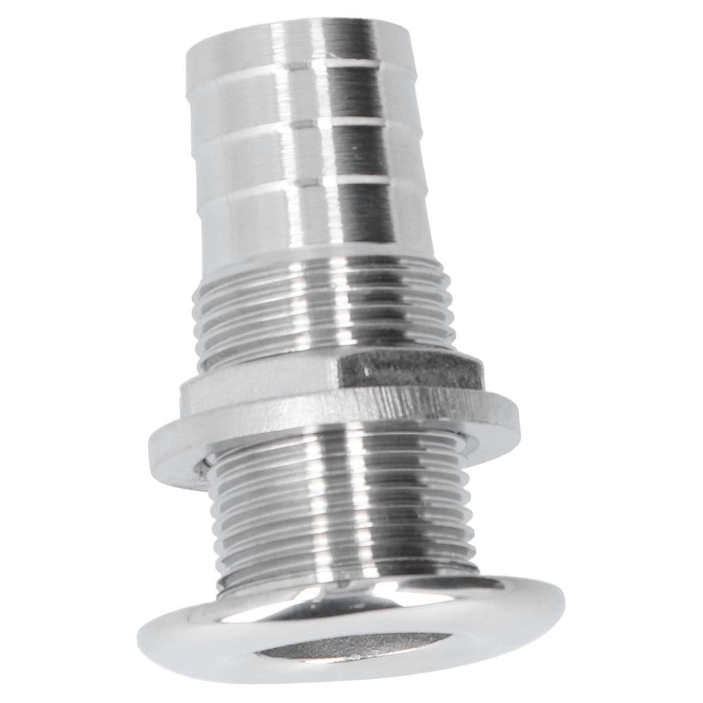 Water Drainage Plug Thru Hull Fitting 1in Outlet 316 Stainless Steel Corrosion Resistant for Marine Boat Yacht