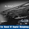 For Haval V7 Raptor Menglong 2025 2026 Car Side Kick Panel Anti-Scratch Guard Board Interior Protective Trim Cover Accessories