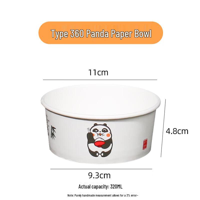 Толстые одноразовые круглые миски со звездочкой