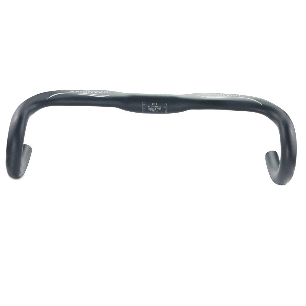 UPANBIKE Bară de sprijin pentru ghidon îndoit pentru bicicletă de drum bicicletă cu roată fixă ​​31,8 mm