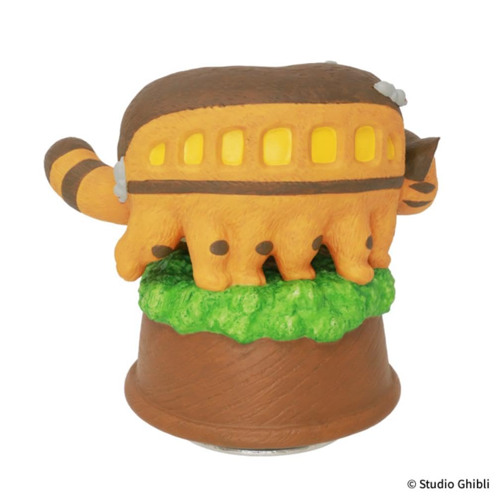 Sekiguchi Studio Ghibli My Neighbor Totoro Porcelain Music Box Cat Bus on a Tree 403554 One Size