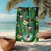 Ultra-Soft Beach Towel with Grinch Theme,Ideal for Pool - Camping, Diving - Perfect Travel Essential, Vibrant Beach Towel.