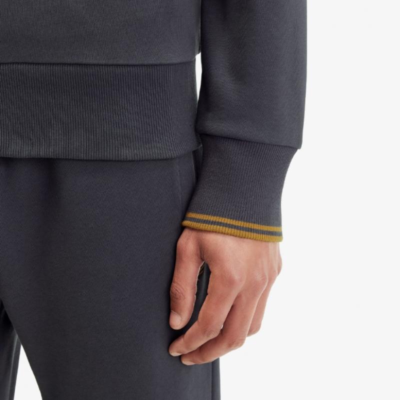 Fred Perry [baseline] Half Zip Up Sweatshirt  V07  Afpm2413574 V07