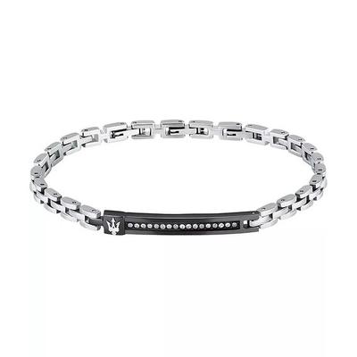 Iconic Steel Bracelet With Synthetic Stone JM424AVD58 For Men