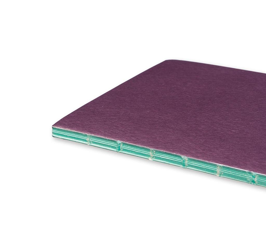 Moleskine Notebook Chapters Journal Ruled Plum Purple Slim Pocket (Horizontal Lines)