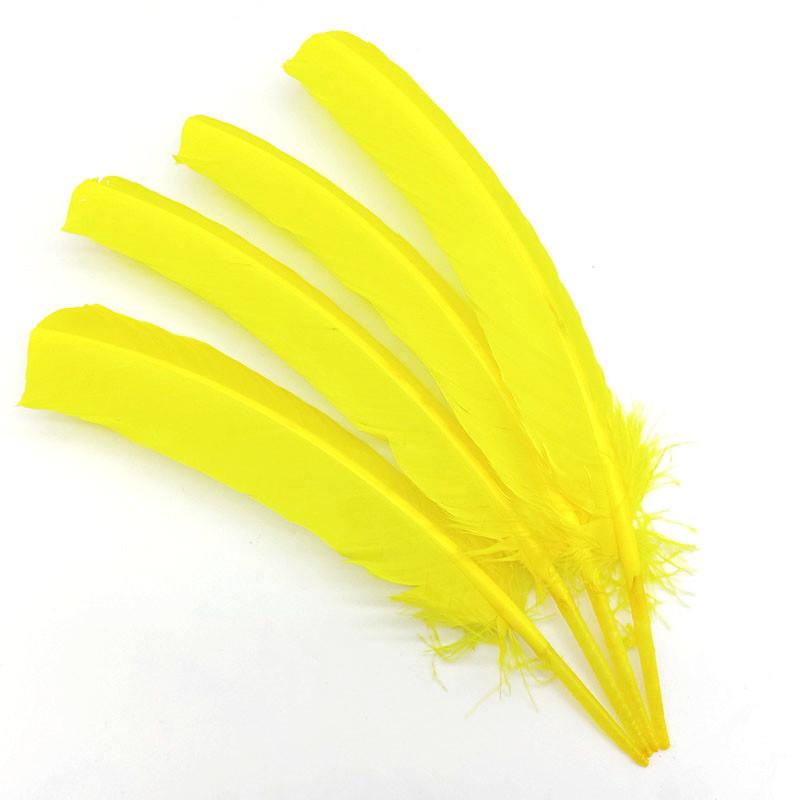 100pcs Natural Turkey Feathers Christmas Wedding Party Dress Decorations Accessories Pheasant Plumes Table Centerpieces 25-30CM