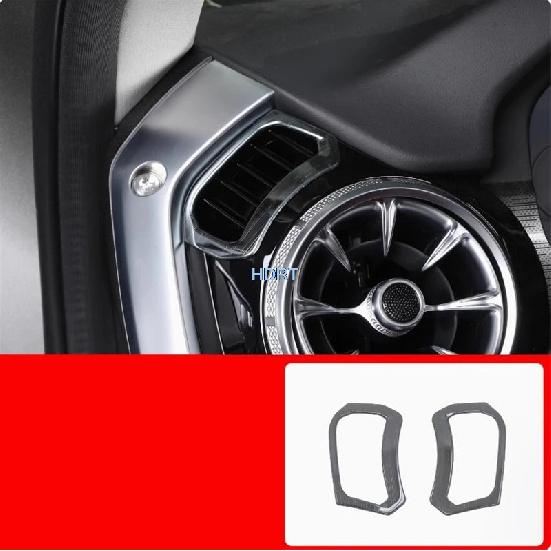 Car Styling Gear Shift Window Control Panel Air Vent Outlet For Great Wall GWM Tank 400  + Stainless Steel Black Interior