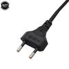 0.6M 2ft-Prong Pin AC EU/US Power Cable High Quality Wire Conductor Power Cord For Desktop Laptop