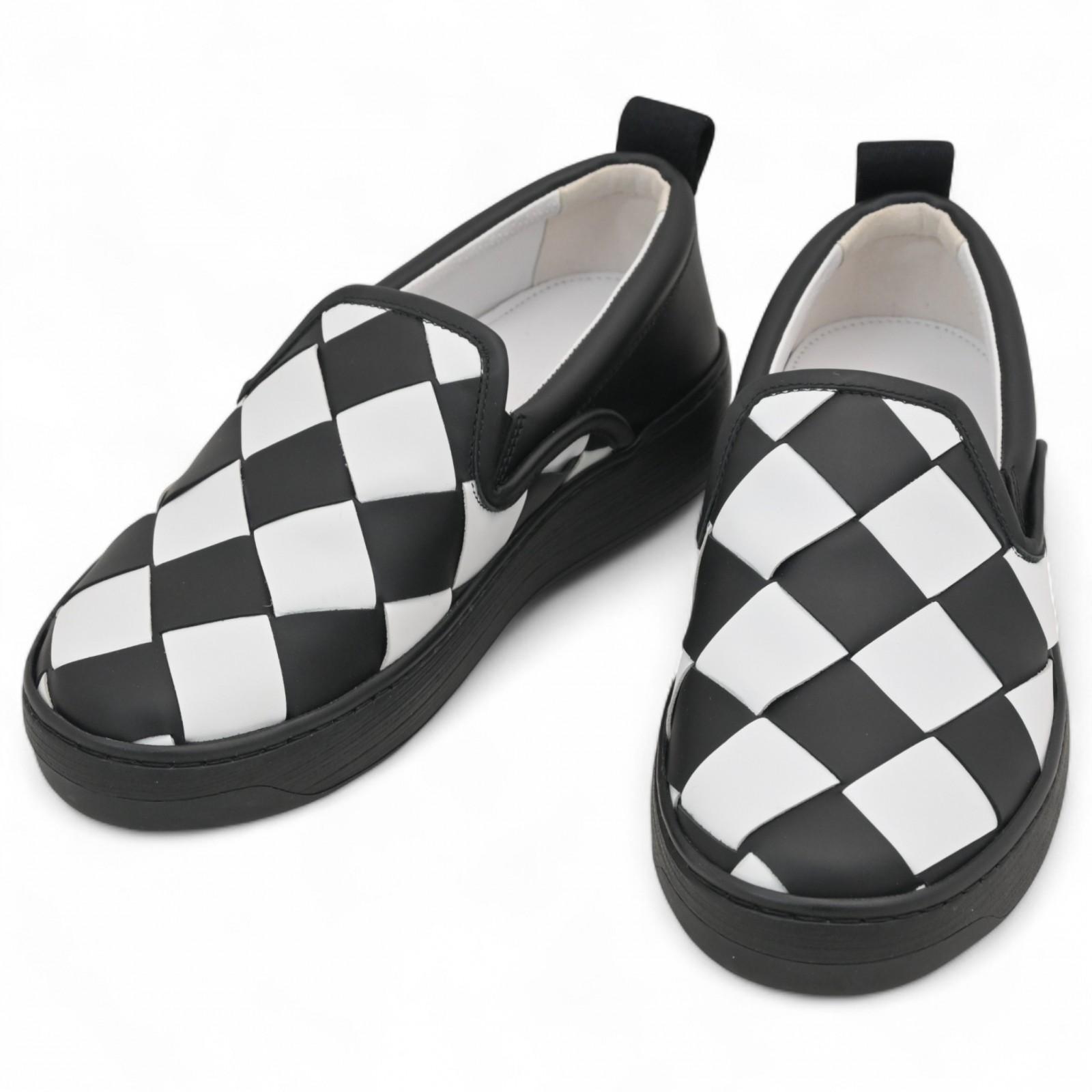 

Оригінал BOTTEGA VENETA Maxi Intrecciato Шашки Сліпони Шкіра 35 bo5616cc