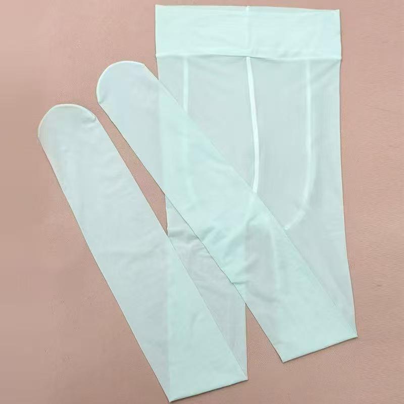 8D Gloss Black Women's Stockings: Super Fine Horse Oil Slimming, Summer Water Gloss, Sexy Skin Tone Meat Color, JK Style.