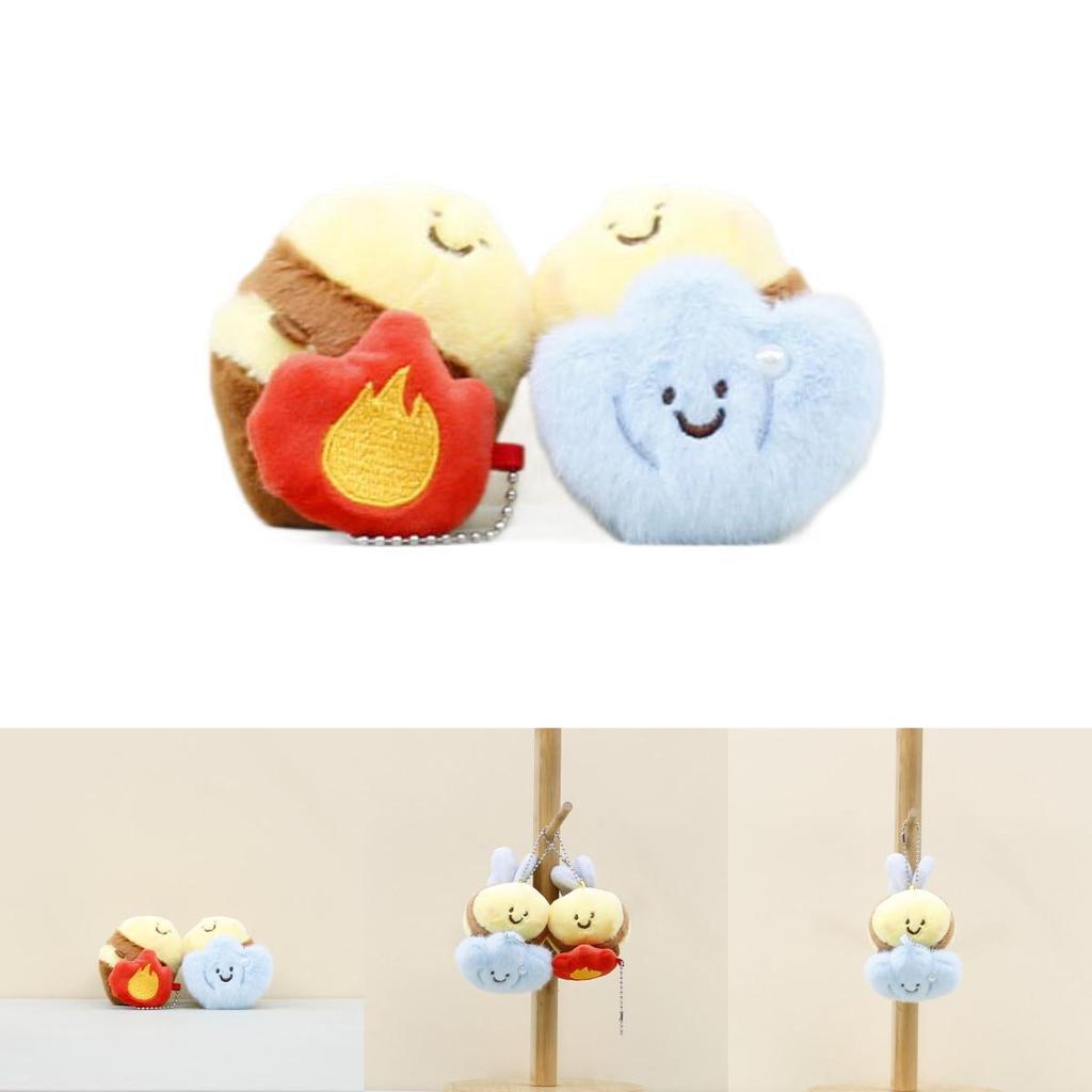 Adorable Cute Bee Plush Toy Magnet Keychain Bag Charm For Kids And Adults