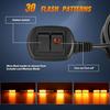 Nilight 40LED Amber Emergency Strobe Traffic Advisor Light Bar with Suction Cups Dash Safety Warning Hazard Flashing Lights Interior Front/Rear