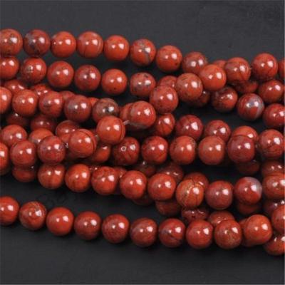 Natural Gemstone Stone Loose Spacer Red Japser Beads Round Natural 4 6 8 10mm Beads for Making Jewelry
