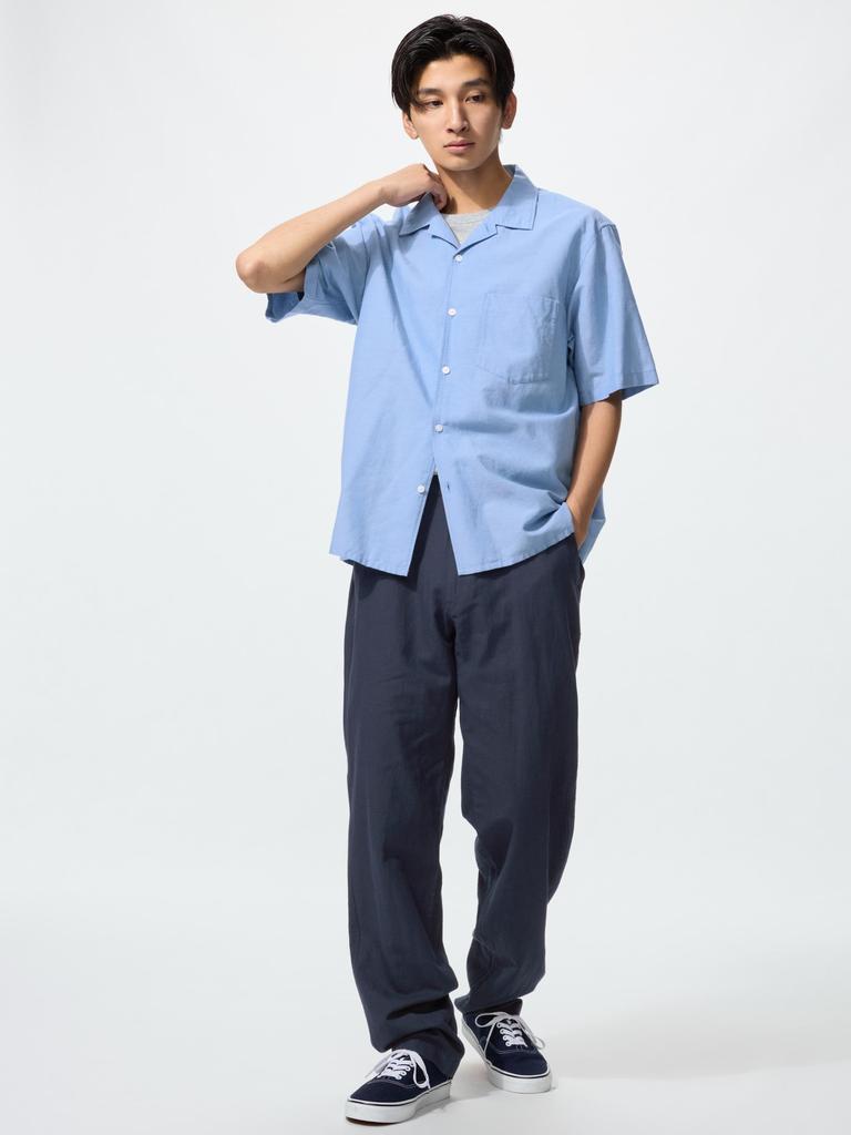 Uniqlo Japan Linen Blend Easy Pants Long