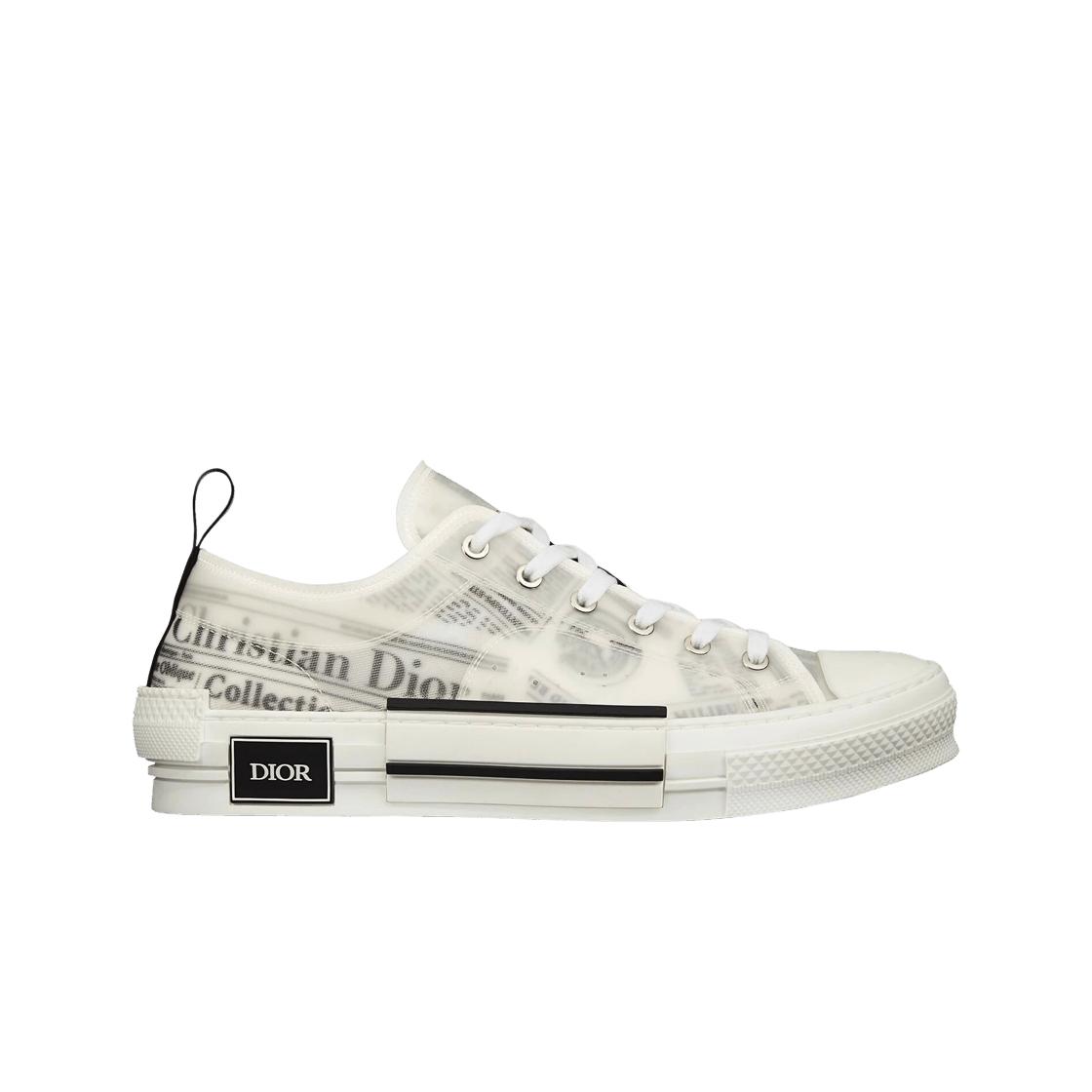 

Dior X Daniel Arsham B23 Low White Canvas Newsprint EU 42